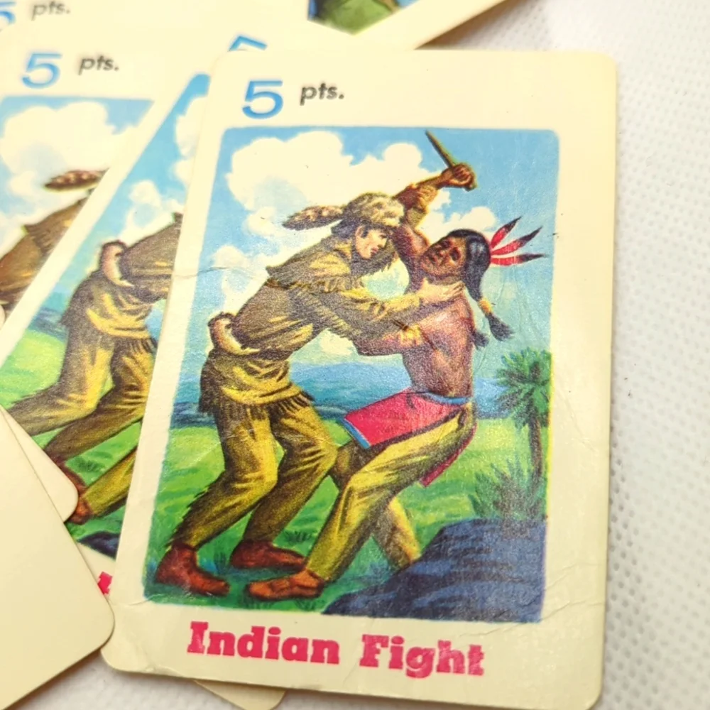 Daniel Boone Card Game - Vintage 1965